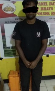 Pelaku pembunuhan (foto: Penaemas)